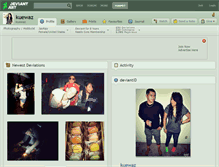Tablet Screenshot of kuewaz.deviantart.com