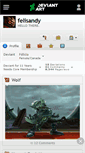Mobile Screenshot of felisandy.deviantart.com