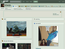 Tablet Screenshot of felisandy.deviantart.com