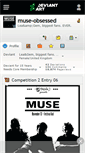 Mobile Screenshot of muse-obsessed.deviantart.com