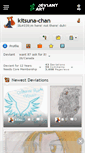 Mobile Screenshot of kitsuna-chan.deviantart.com