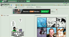 Desktop Screenshot of dragonniar.deviantart.com