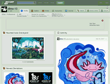 Tablet Screenshot of dlmx-13.deviantart.com
