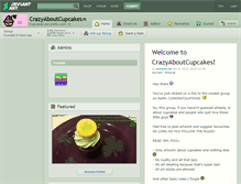Tablet Screenshot of crazyaboutcupcakes.deviantart.com