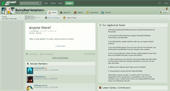 Desktop Screenshot of bunnybearvampires.deviantart.com