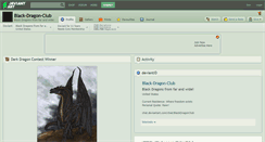 Desktop Screenshot of black-dragon-club.deviantart.com