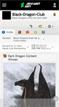 Mobile Screenshot of black-dragon-club.deviantart.com