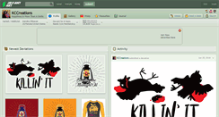 Desktop Screenshot of kccreations.deviantart.com