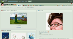 Desktop Screenshot of illustratrice-lalex.deviantart.com