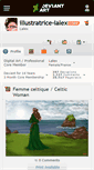 Mobile Screenshot of illustratrice-lalex.deviantart.com