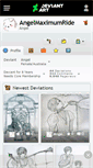 Mobile Screenshot of angelmaximumride.deviantart.com