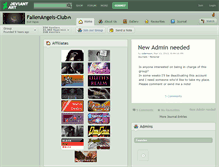 Tablet Screenshot of fallenangels-club.deviantart.com