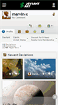 Mobile Screenshot of marvin-x.deviantart.com