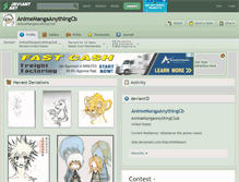 Tablet Screenshot of animemangaanythingcb.deviantart.com