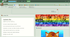 Desktop Screenshot of junitea.deviantart.com