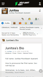 Mobile Screenshot of junitea.deviantart.com