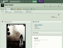 Tablet Screenshot of mister-khalid.deviantart.com