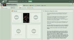 Desktop Screenshot of beautifullovers.deviantart.com