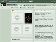 Tablet Screenshot of beautifullovers.deviantart.com