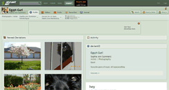 Desktop Screenshot of egypt-gurl.deviantart.com