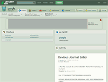 Tablet Screenshot of poxplz.deviantart.com