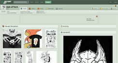 Desktop Screenshot of mak-attack.deviantart.com