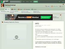 Tablet Screenshot of glamouravenue.deviantart.com