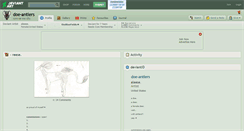 Desktop Screenshot of doe-antlers.deviantart.com