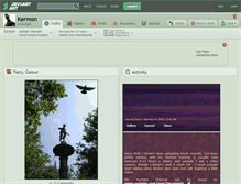 Tablet Screenshot of kermon.deviantart.com