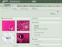 Tablet Screenshot of onixclub.deviantart.com