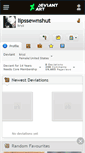 Mobile Screenshot of lipssewnshut.deviantart.com
