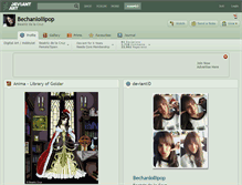 Tablet Screenshot of bechanlollipop.deviantart.com