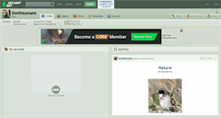 Desktop Screenshot of dontheunsane.deviantart.com