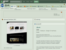 Tablet Screenshot of jbweb.deviantart.com