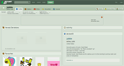 Desktop Screenshot of jubble.deviantart.com