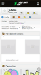 Mobile Screenshot of jubble.deviantart.com