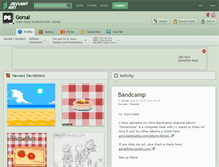 Tablet Screenshot of gorsal.deviantart.com