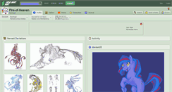 Desktop Screenshot of fire-of-heaven.deviantart.com