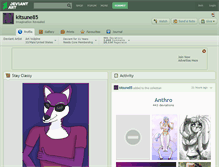 Tablet Screenshot of kitsune85.deviantart.com