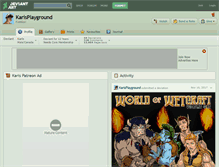 Tablet Screenshot of karisplayground.deviantart.com