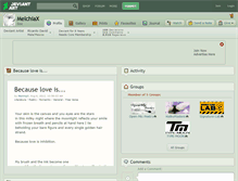 Tablet Screenshot of melchiax.deviantart.com
