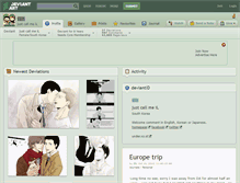 Tablet Screenshot of illli.deviantart.com