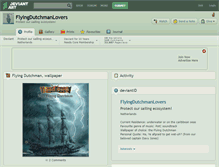 Tablet Screenshot of flyingdutchmanlovers.deviantart.com