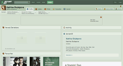 Desktop Screenshot of katrina-shulepova.deviantart.com