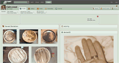 Desktop Screenshot of clairs-wood.deviantart.com