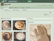 Tablet Screenshot of clairs-wood.deviantart.com