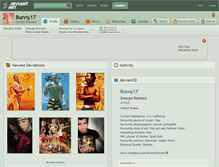 Tablet Screenshot of bunny17.deviantart.com