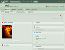 Tablet Screenshot of jude3.deviantart.com