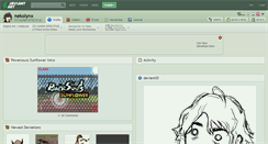Desktop Screenshot of nekolynx.deviantart.com