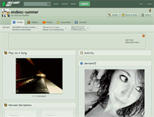 Tablet Screenshot of endless--summer.deviantart.com